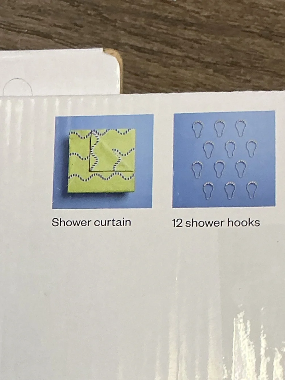 Room Essentials 13-piece bath set includes shower curtain shower & hooks.